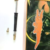 سری باد زن بلند دوطرفه برنجی سوسمار نشان